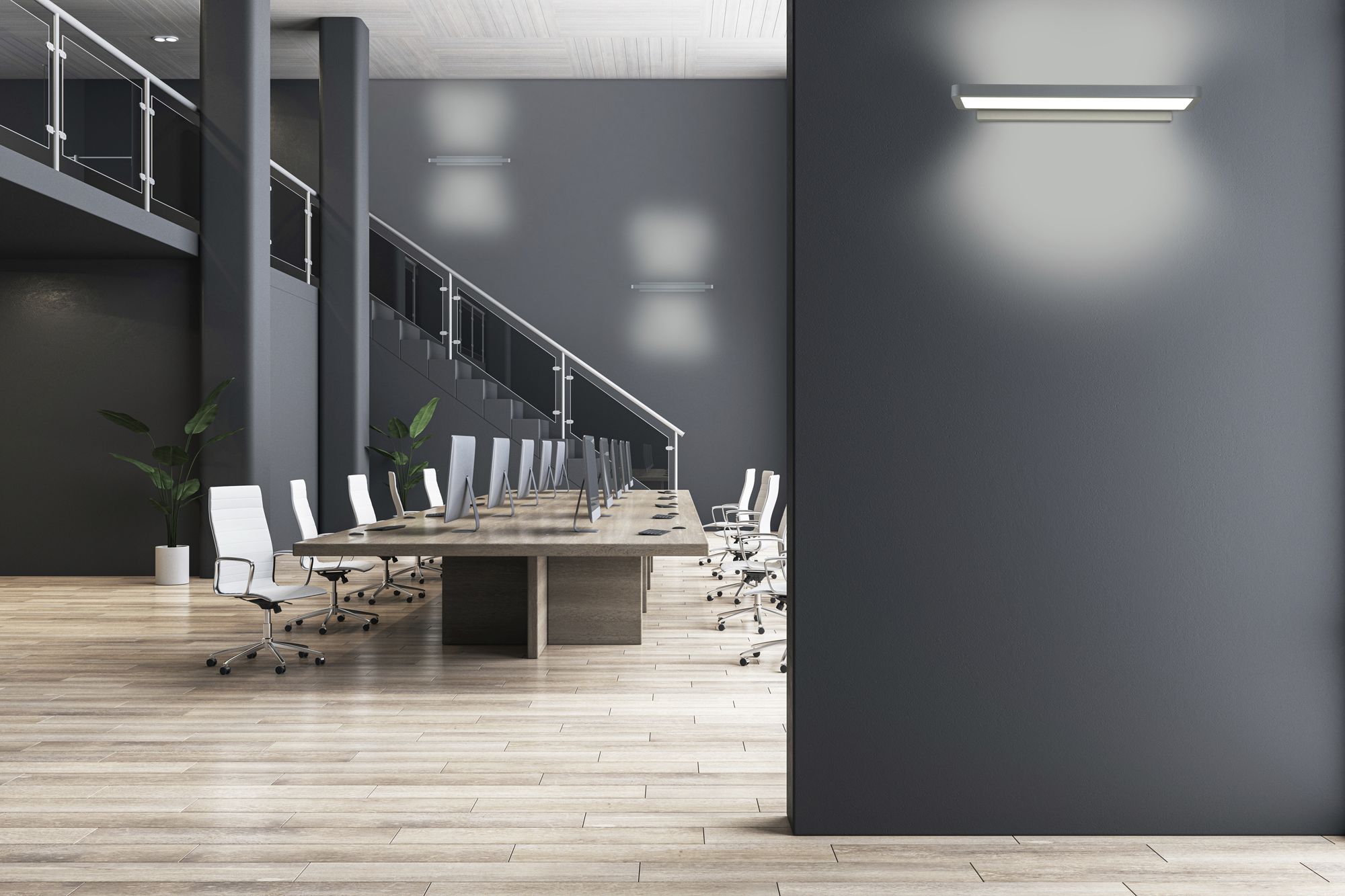 Applique LED Sylvania Areum Wall 46W 5850lm 840 DIM D/I 600mm argento