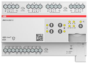 Attuatore per persiana AMD ABB JRA/S4.230.7.2 4-volte 6A/230VAC misura.tde ingr.