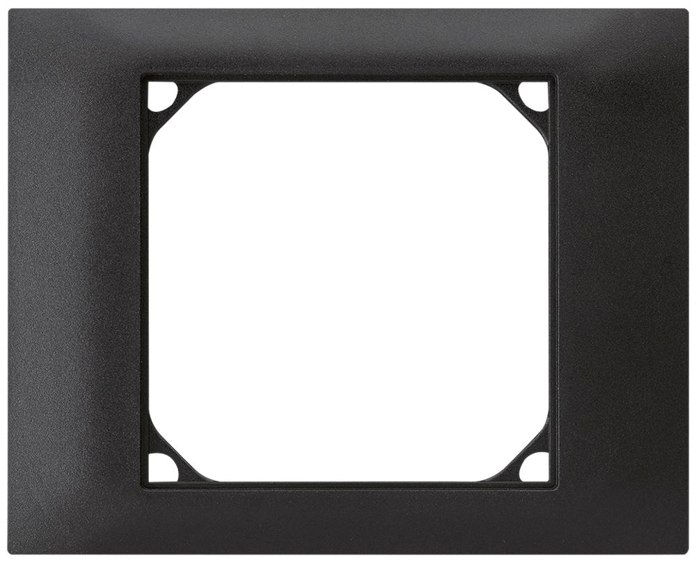 Abdeckrahmen kallysto 80×100mm zum Schrauben schwarz