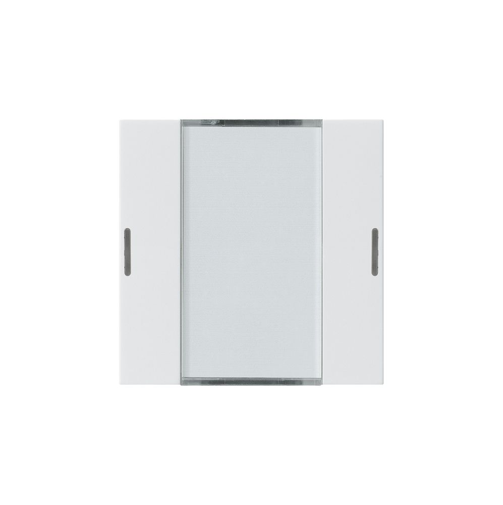Frontset Hager kallysto LED 2×KNX systemlink/easylink weiss
