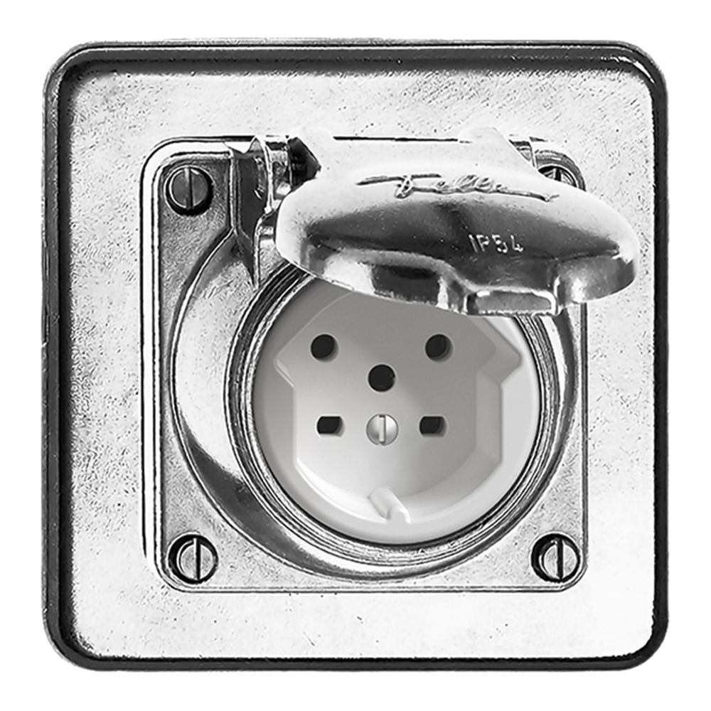 UP-Steckdose nass T15 Al natur