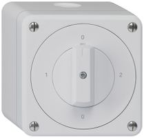 AP-Drehschalter robusto IP55 Schema 2/1P grau