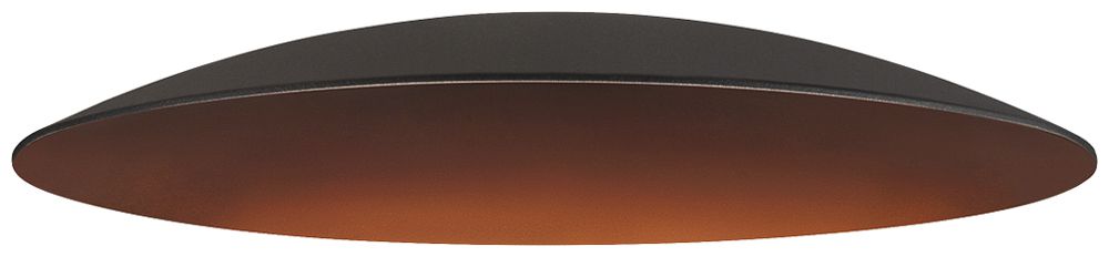 Abat-jour SLV LALU ELYPSE acier Ø220×28mm noir bronze à teinte unie