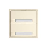 Universaltaster EDIZIO.liv UNI SNAPFIX® 12…48V o.LED 2× 1-Tbed.Pap.cr