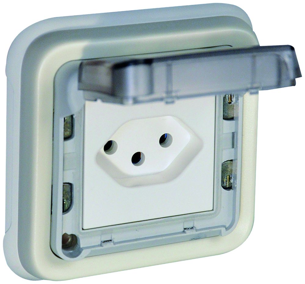 UP-Steckdose PLEXO T13 weiss 10A 250V