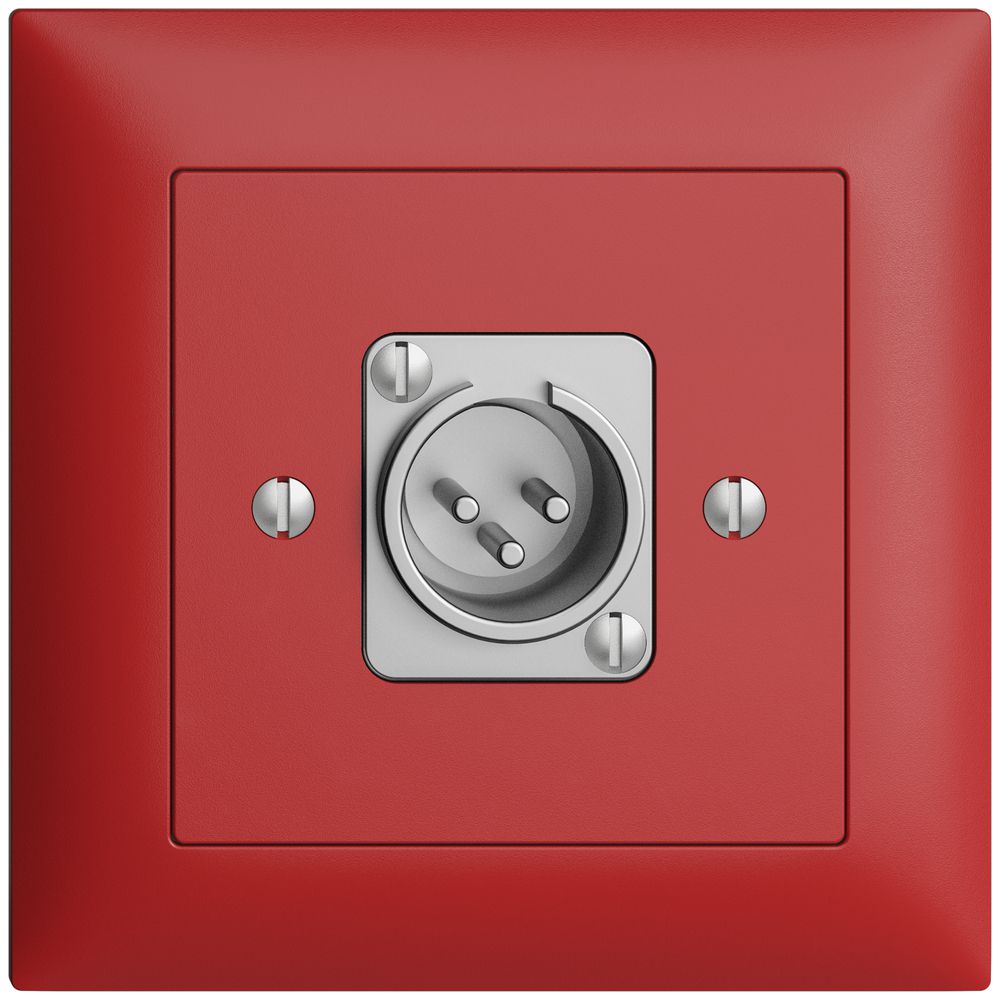 UP-Dose mit XLR-Stecker EDIZIOdue berry