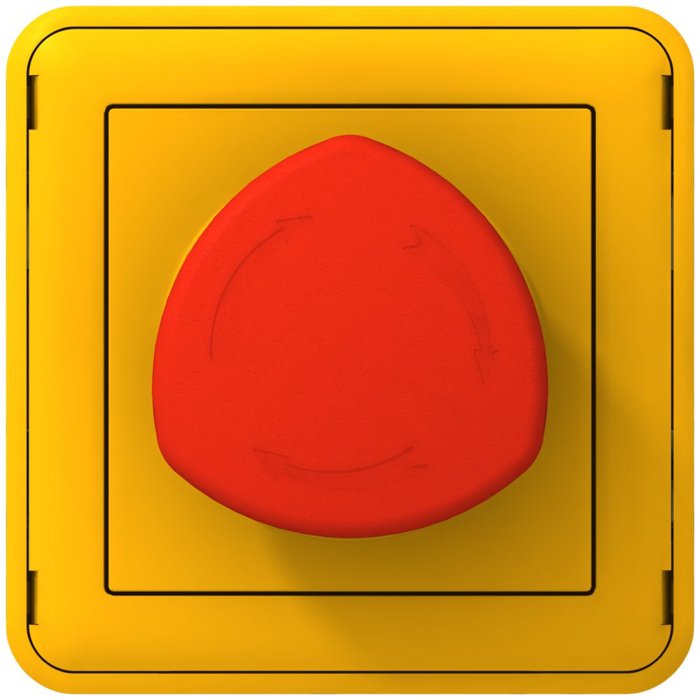 Not-Aus-Taster PLEXO S+Ö grau