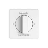Drehschalter EDIZIO.liv SNAPFIX® Drehgriff 2/1L 0-Manuale-0-Automatico ws