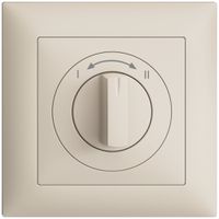 Frontset EDIZIOdue I<->II crema 88×88mm für Schwenktaster