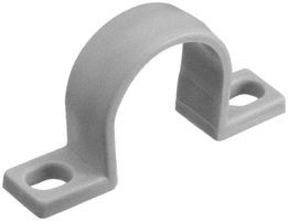 Brida HSB Weibel materiale sintetico a due semistaffe foro per vite Ø20mm grigio