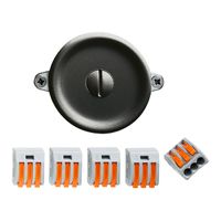 UP-Abzweigdose FH 2.5mm² 15A 500V 3LNPE schwarz