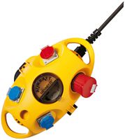 Distributore di corrente AirKraft 16A 1×FI 2×T23 1×T25/CEE16/5L 3mCEE16A giallo