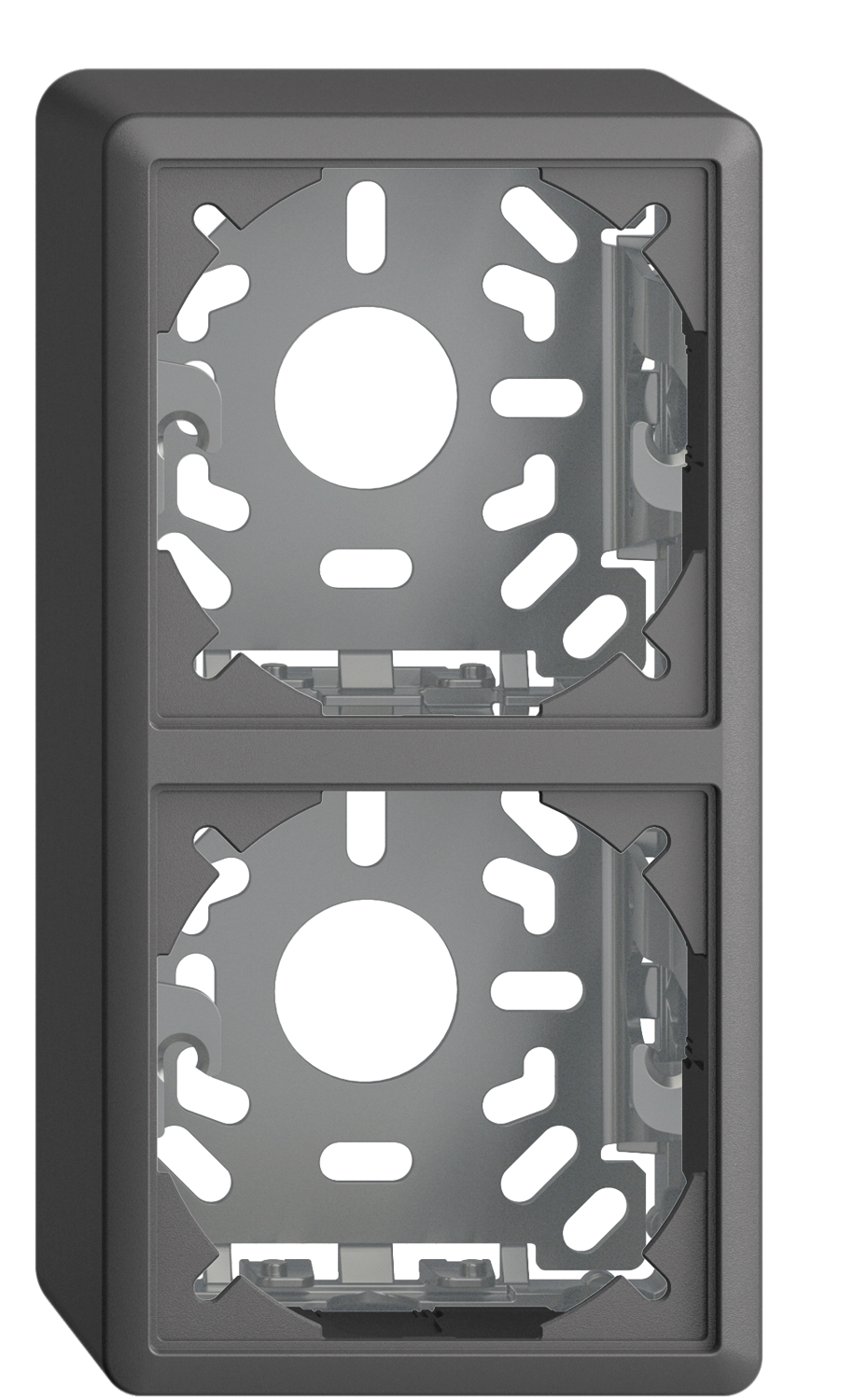 AP-Kopfzeile EDIZIOdue 2×1 FX54 dunkelgrau