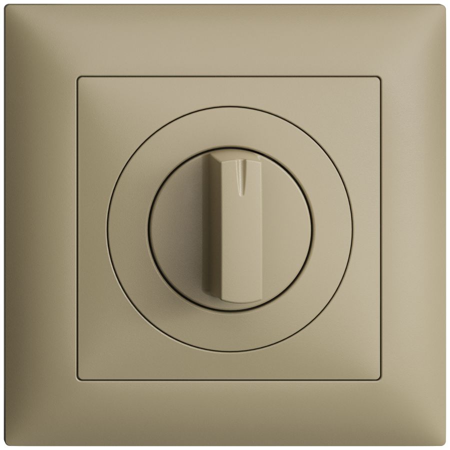 Kit frontale INC EDIZIOdue sand 88×88mm per interr.rotativo