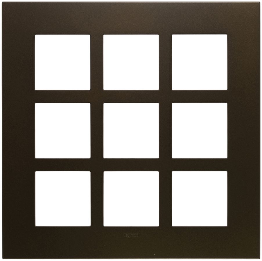 Abdeckrahmen ATO 3×3 Modul, dark bronze