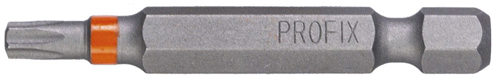 Bit Torx-Schraube PROFIX T20×50mm 1/4" Markierung orange