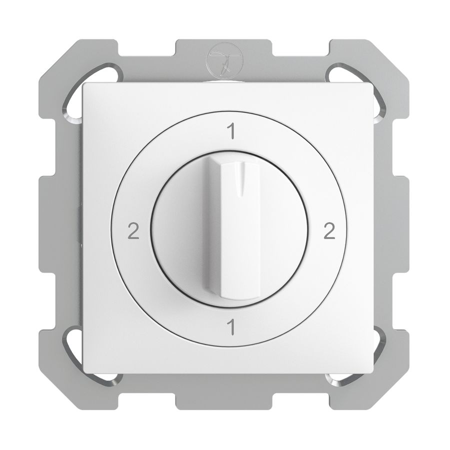 Interrupteur rotatif ENC EDIZIOdue 3/3P blanc, a. manette