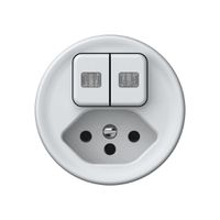 Kombination origin Sch 3+3 + 1×Typ 13 2×beleuchtet weiss