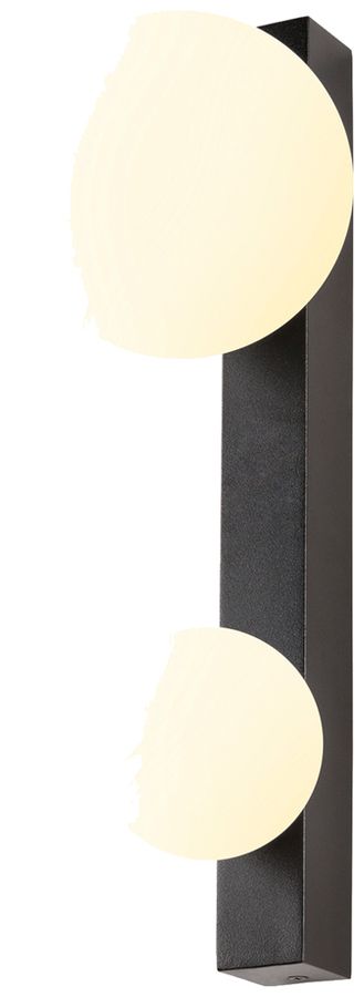 Applique SLV SUN G9 2×5W REG Ø140×180×400mm nero