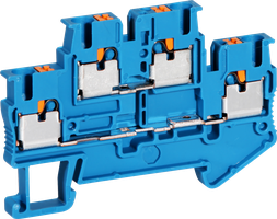 Reihenklemme 0.14…4mm² blau AWG26…12