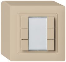 Poussoir universel AP 6×kallysto sans LED beige