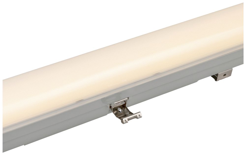 LED-Feuchtraumleuchte SLV WATERPROOF V 18W 2380lm 840 IP66 DALI 0.6m grau
