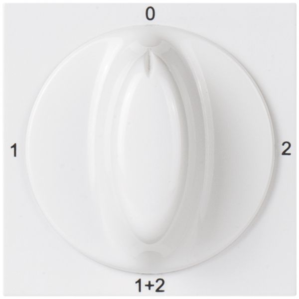 Interrupteur rotatif ENC MOS 1/1L blanc 0-1-2-1+2