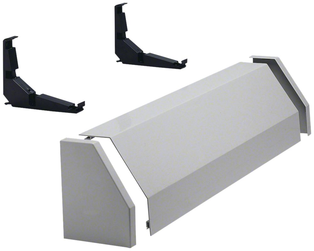 Rangierkanal Hager univers 4-feldig 1050mm grau