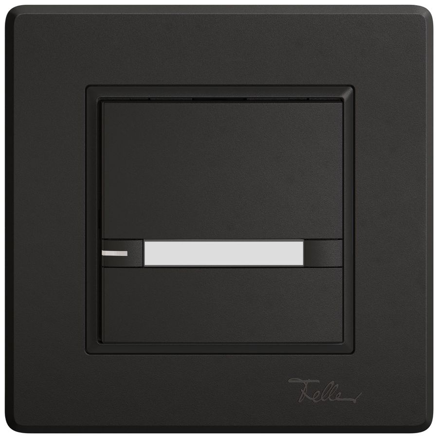 UP-KNX-Taster RGB EDIZIO.liv SNAPFIX® Temperaturfüh.RGB-LED Pap.1×T 2-Tbed.sz