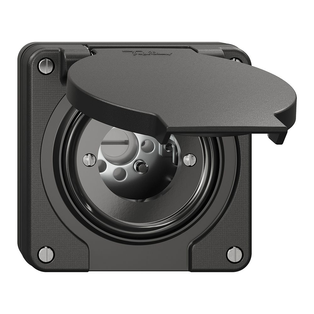 Contact pivotant NUP NEVO, sans cylindre, KS, 0<-1, noir