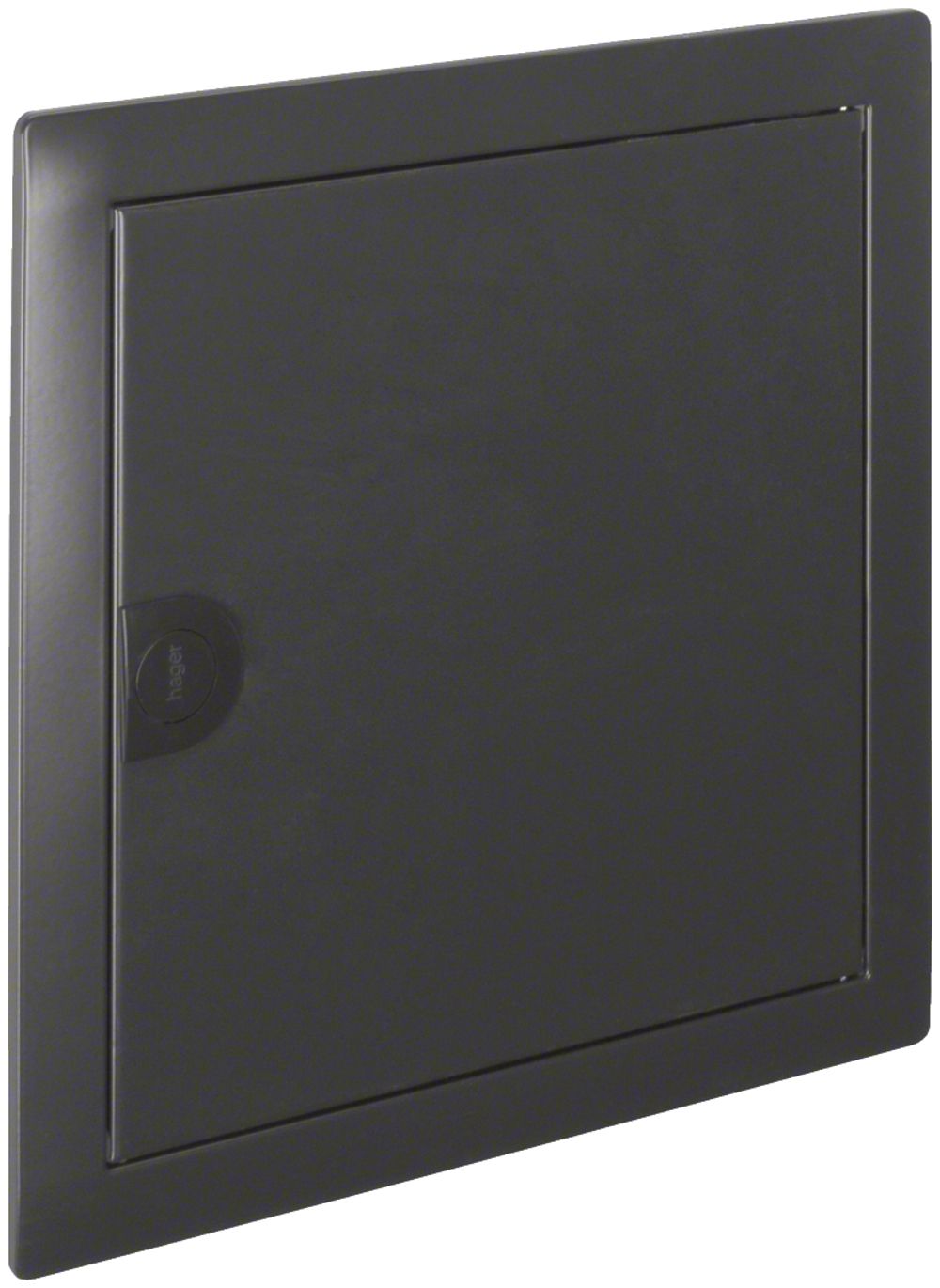 Cadre avec porte Hager volta 1-rangée 348×356×9mm IP00 anthracite