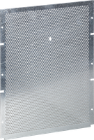 Telekommunikationsfeld Hager mit Lochblech 250×600mm (B×H)