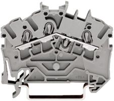 Borne de passage WAGO TOPJOB S 4mm² 3L gris