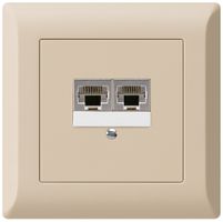 Scatola INC kallysto.line 2×RJ45s separato CUC beige