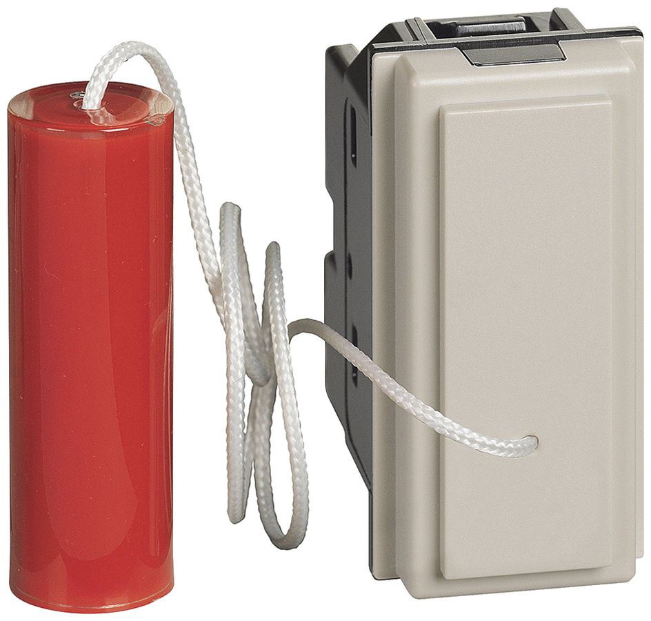 Poussoir à tirette Living Now AR 1 module sand 10A