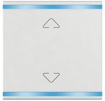 UP-Leuchtwippe Legrand weiss, AUF/AB 2 Modul