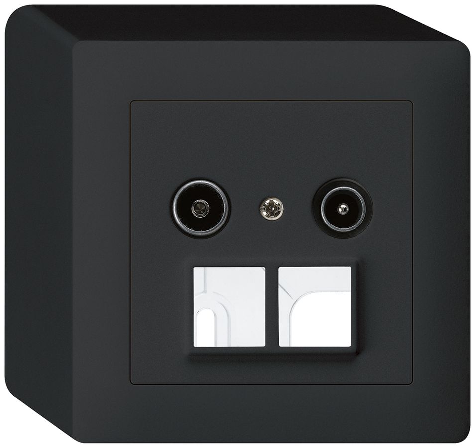 Prise d'antenne AP R/TV HMS kallysto 23dB noir