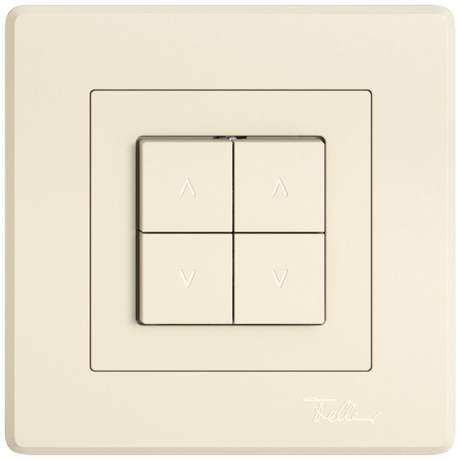 Interruttore p.tapparelle INC EDIZIO.liv SNAPFIX® 10A 250V 4 tasto 2 canali cr