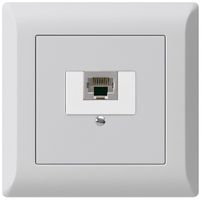 Presa di raccordo INC kallysto.line 1×RJ45s grigio chiaro