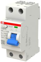 Fehlerstromschutzschalter ABB 30mA 25A 1P+N F202A-25/0.03