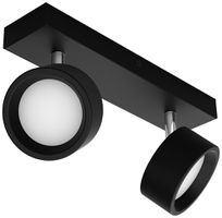 LED-Spot Philips Bracia 11W 1100lm 2700K 110° 260×80.5mm schwarz 2×Spot