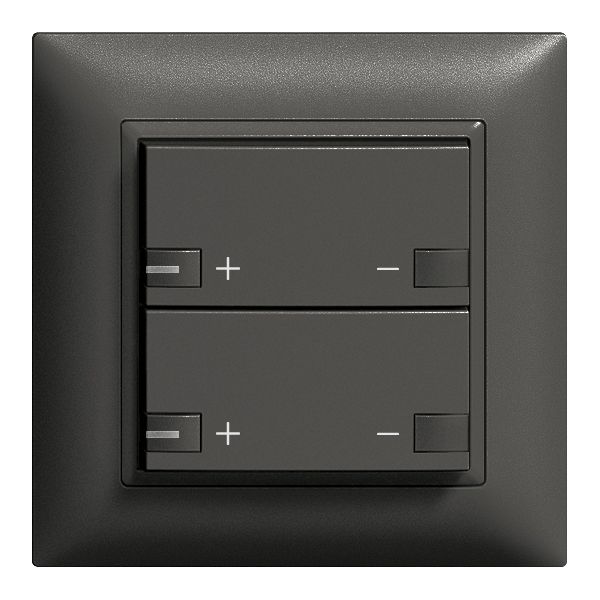 Kit frontale INC 2×variatore 2t+LED ZEP EDIZIOdue nero