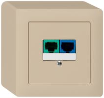 Scatola AP DSL kallysto 2×RJ45 beige