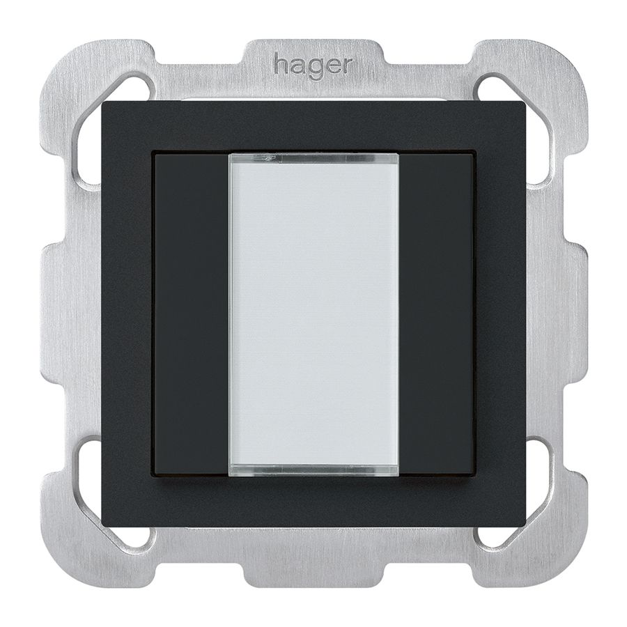 UP-Taster kallysto B KNX 2× s/e-link schwarz