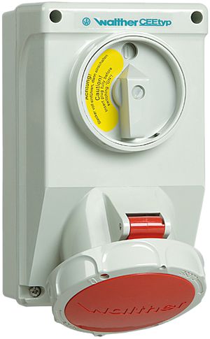 Prise murale AP CEEtyp 4L 16A IP67, 6h