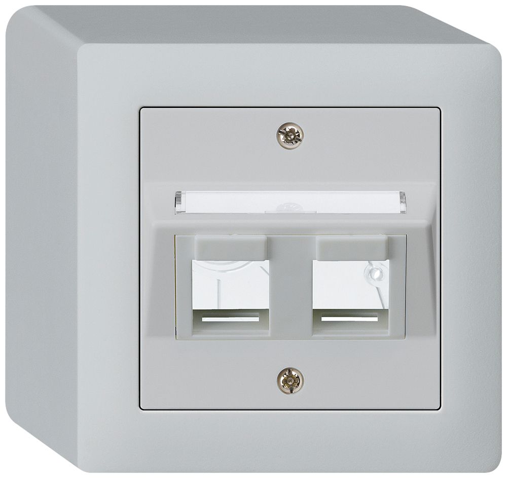 Kit de montage AP kallysto 2×Keystone gris clair