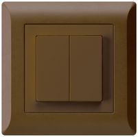 UP-Schalter kallysto.line 3/1P+AR/1 braun