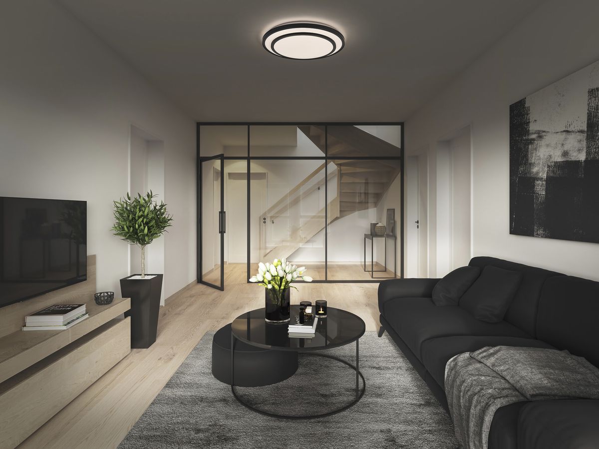 LED-Deckenleuchte LEDVANCE ORBIS BERLIN 16W 1000lm 3000K Ø293mm schwarz