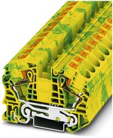 Morsetto di protez.0.5…25mm² Push-In verde/giallo