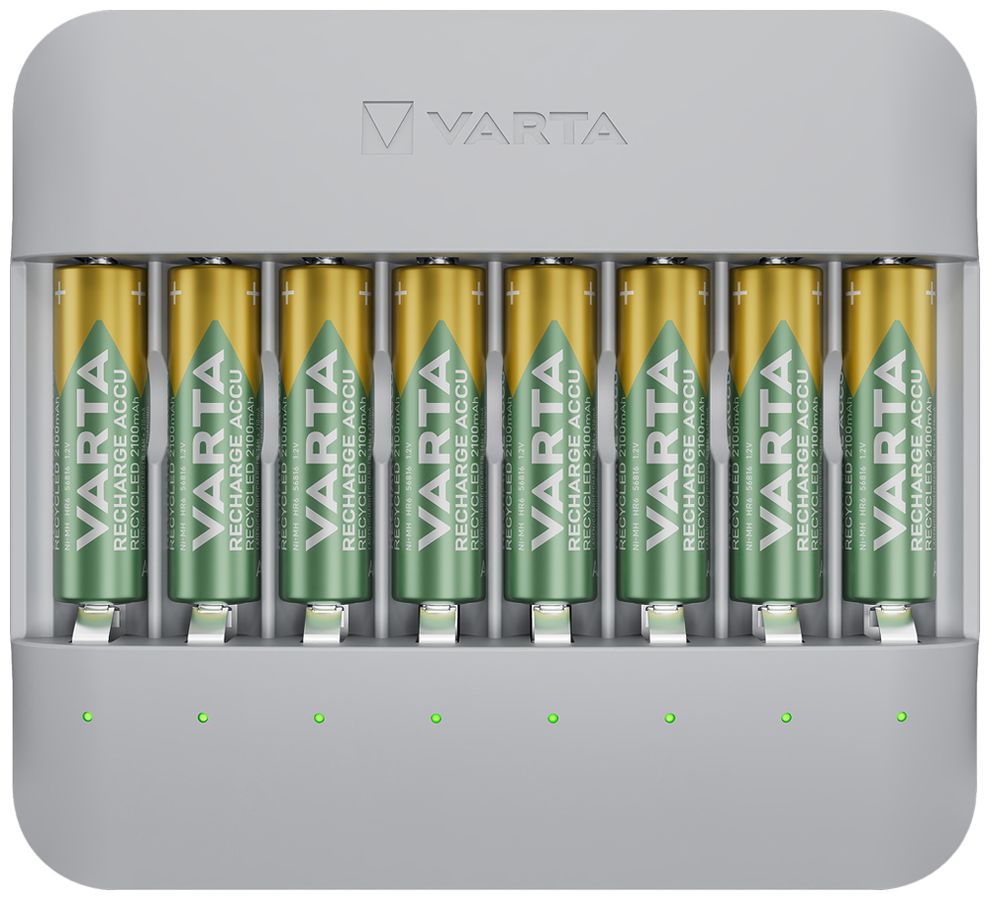 Chargeur VARTA Eco Multi avec 8×56816 AA 2100mAh accu